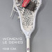 Клюшка для Лакросса Женская - Lacrosse Stick LE Series Белая