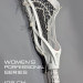 Клюшка для Лакросса Женская - Lacrosse Stick Professional Series Белая