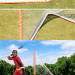 Ворота с сеткой для игры Лакросс Lacrosse 6х6